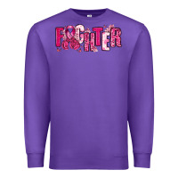 Purple Fighter Breast Cancer Premium Sweatshirt - NancyCooperArtShop
