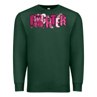 Sports Green Fighter Breast Cancer Premium Sweatshirt - NancyCooperArtShop