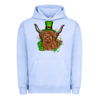 Pigment Grape Ice St. Patrick's Day cow Urban Hoodie - OliviaCreatesArt