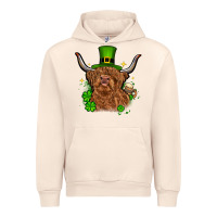 Sandshell St. Patrick's Day cow Urban Hoodie - OliviaCreatesArt