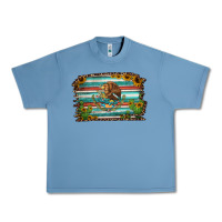 Pebble Blue cactus turquoise serape leopard mexican flag Urban Heavy Tee - Jasminsmagicworld
