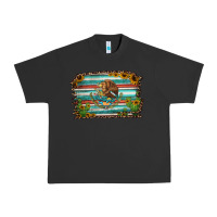 Pigment Black cactus turquoise serape leopard mexican flag Urban Heavy Tee - Jasminsmagicworld