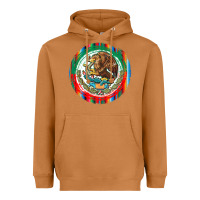 Meerkat Mexico Coat of Arms Heavyweight Hoodie - texasbilliewilder