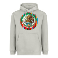 Moon Dust Mexico Coat of Arms Heavyweight Hoodie - texasbilliewilder