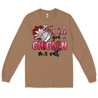 Toasted Coconut i see you chicken out Long Sleeve Tee - MaliasSmallBusiness