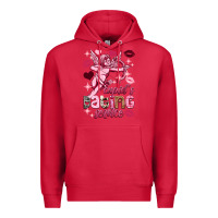 Cardinal Cupid's dating service Valentine's Day Premium Hoodie - HowdyJamesFarm
