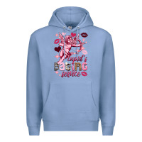 Colony Blue Cupid's dating service Valentine's Day Premium Hoodie - HowdyJamesFarm