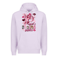 Lilac Cupid's dating service Valentine's Day Premium Hoodie - HowdyJamesFarm