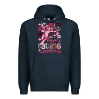 Navy Cupid's dating service Valentine's Day Premium Hoodie - HowdyJamesFarm