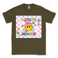 Army Green a little bit dramatic retro Classic Tee - MaliasSmallBusiness