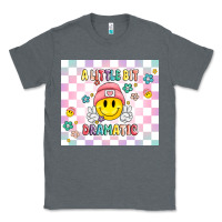 Charcoal Heather a little bit dramatic retro Classic Tee - MaliasSmallBusiness