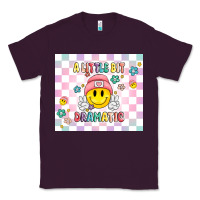 Plum a little bit dramatic retro Classic Tee - MaliasSmallBusiness