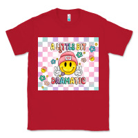 Red a little bit dramatic retro Classic Tee - MaliasSmallBusiness