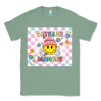 Sage a little bit dramatic retro Classic Tee - MaliasSmallBusiness