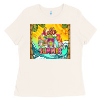 Bone hello summer gnomes Ladies Tee - Zillion Design Studio