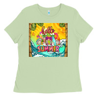 Matcha hello summer gnomes Ladies Tee - Zillion Design Studio
