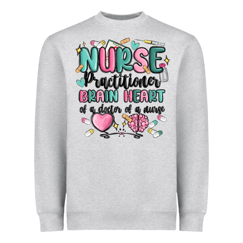 Nurse Practitioner Heavyweight Sweatshirt by MaliasSmallBusiness | Teevron
