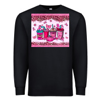 Black Breast Cancer coffee cups Premium Sweatshirt - NancyCooperArtShop