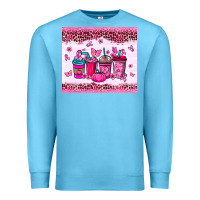 Ocean Blue Breast Cancer coffee cups Premium Sweatshirt - NancyCooperArtShop