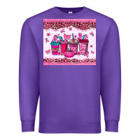 Purple Breast Cancer coffee cups Premium Sweatshirt - NancyCooperArtShop