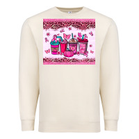 Sandshell Breast Cancer coffee cups Premium Sweatshirt - NancyCooperArtShop