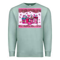 Seafoam Breast Cancer coffee cups Premium Sweatshirt - NancyCooperArtShop