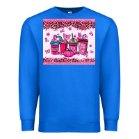 True Royal Breast Cancer coffee cups Premium Sweatshirt - NancyCooperArtShop