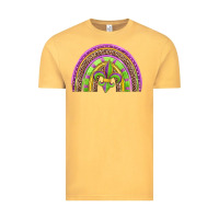 Vintage Mustard mardi gras rainbow Vintage Tee - Jasminsmagicworld