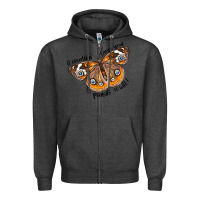 Charcoal Heather If Creation Sings Your Praises So Will I Zipper Hoodie - LillyAllenDesigns