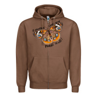 Chestnut If Creation Sings Your Praises So Will I Zipper Hoodie - LillyAllenDesigns