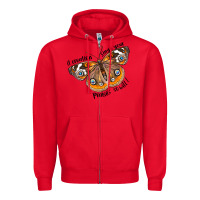 Red If Creation Sings Your Praises So Will I Zipper Hoodie - LillyAllenDesigns