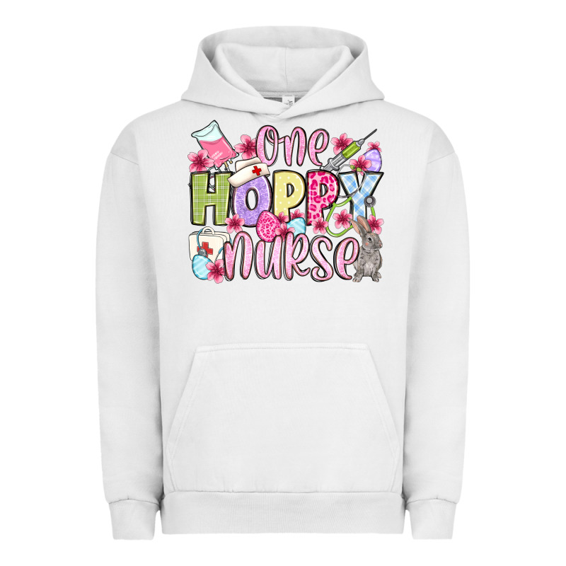 Easter Day One Hoppy Nurse Urban Hoodie by OliviaCreatesArt | Teevron