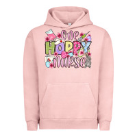 Pigment Salmon Easter Day One hoppy Nurse Urban Hoodie - OliviaCreatesArt