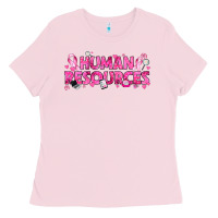 Bubblegum Pink Breast Cancer Human Resources Ladies Tee - texasbilliewilder