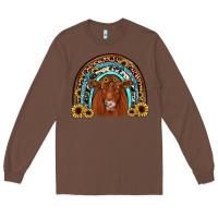 Chestnut red angus rainbow Long Sleeve Tee - JahusDesignShop
