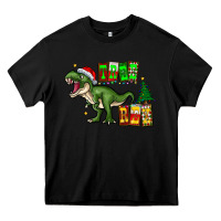 Black tree rex Heavy Core Tee - CowhideDigitalArt