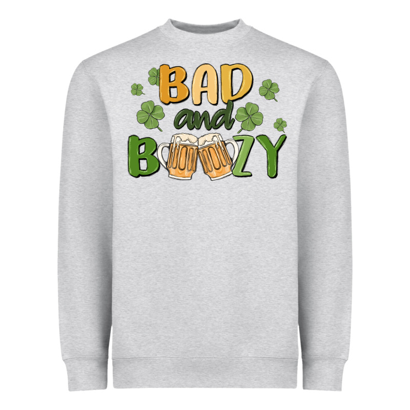 Bad And Boozy Heavyweight Sweatshirt by MaliasSmallBusiness | Teevron