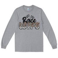 Heather Grey race wife Long Sleeve Tee - MaliasSmallBusiness