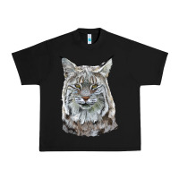Black Bobcat Head Urban Heavy Tee - LillyAllenDesigns