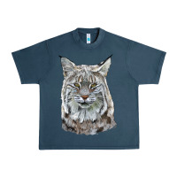 Midnight Navy Bobcat Head Urban Heavy Tee - LillyAllenDesigns