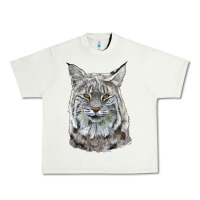 Pistachio Bobcat Head Urban Heavy Tee - LillyAllenDesigns