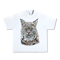 White Bobcat Head Urban Heavy Tee - LillyAllenDesigns