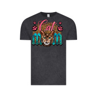Vintage Black Western Cat Mom Vintage Tee - LillyAllenDesigns