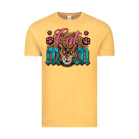 Vintage Mustard Western Cat Mom Vintage Tee - LillyAllenDesigns
