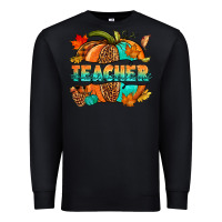 Black Teacher pumpkin Premium Sweatshirt - NancyCooperArtShop