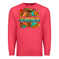 Cardinal Teacher pumpkin Premium Sweatshirt - NancyCooperArtShop