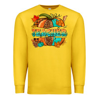 Lemon Teacher pumpkin Premium Sweatshirt - NancyCooperArtShop