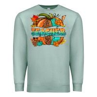 Seafoam Teacher pumpkin Premium Sweatshirt - NancyCooperArtShop