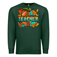 Sports Green Teacher pumpkin Premium Sweatshirt - NancyCooperArtShop