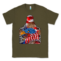 Army Green America Classic Tee - CowhideDigitalArt